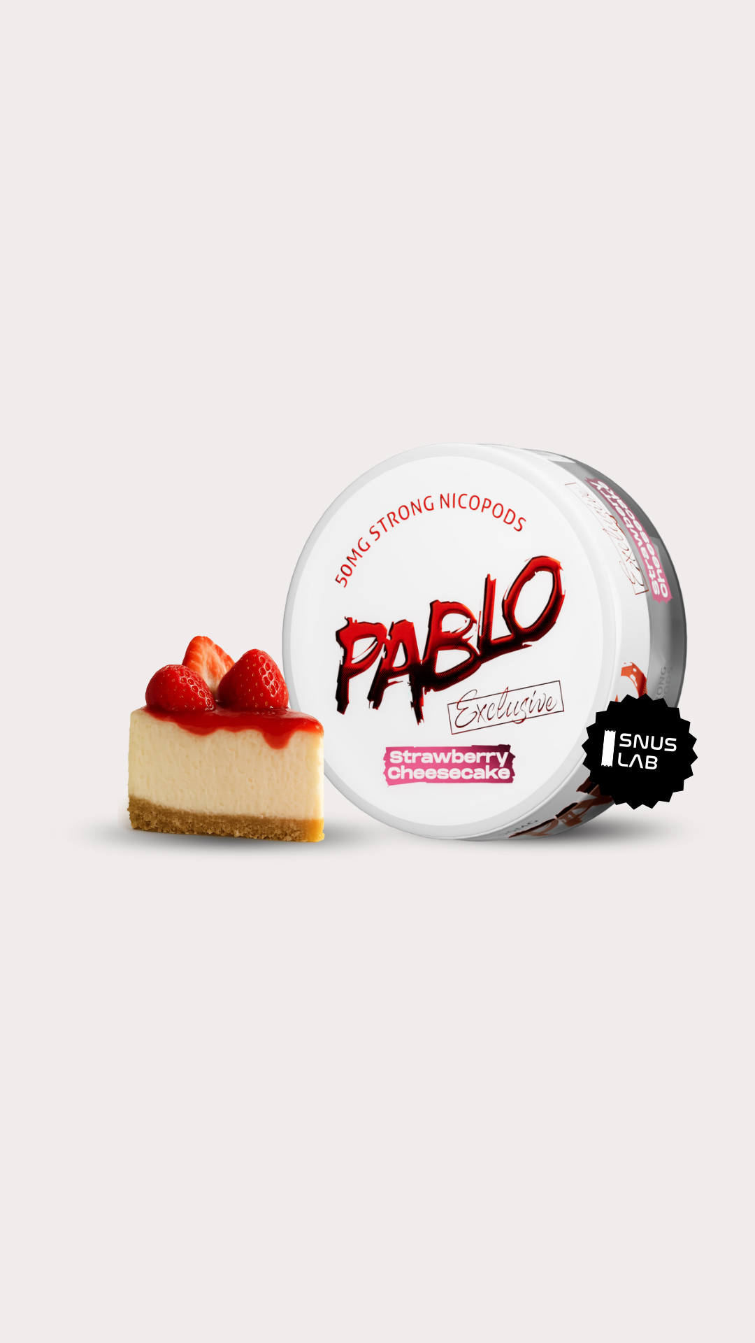 PABLO Exclusive Strawberry Cheesecake