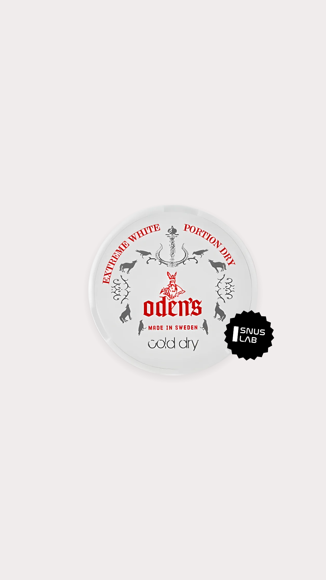 Oden's Cold Dry Extreme Portion snus